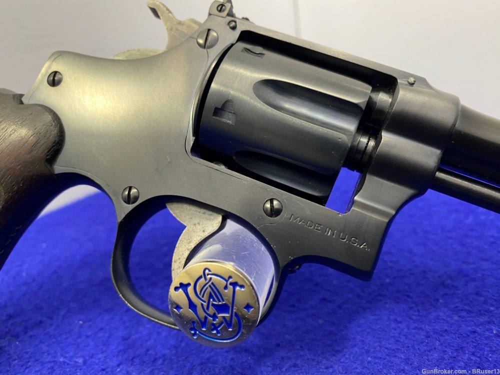 Smith Wesson .22/32 Hand Ejector .22LR Blue 6" *EXCELLENT VINTAGE REVOLVER*-img-22
