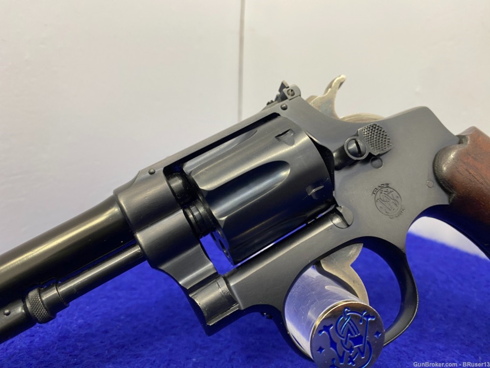 Smith Wesson .22/32 Hand Ejector .22LR Blue 6" *EXCELLENT VINTAGE REVOLVER*-img-11