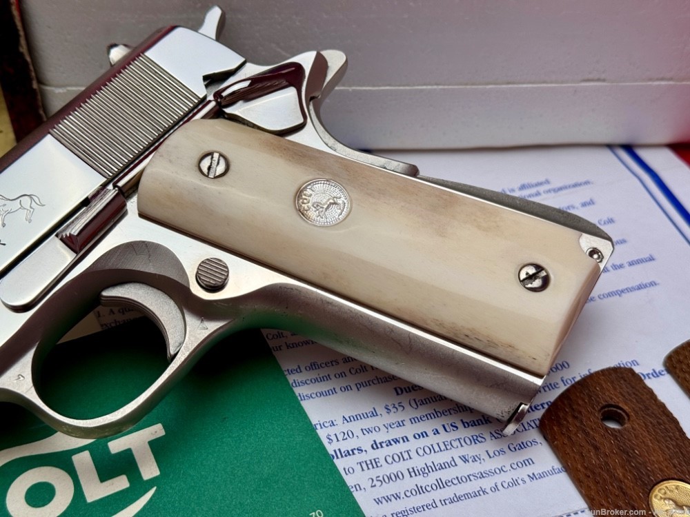 STUNNING 1977 Colt MKIV Series 70 1911 .45ACP *SCARCE FACTORY NICKEL*-img-3