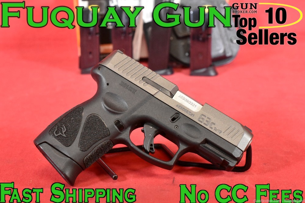 Taurus G3C 9mm 3.2" *5 MAGS* CrossBreed Holster Two Tone Restrike G3C-img-0