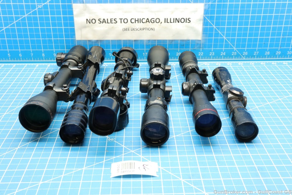 Six (6) Assorted Rifle Scopes GB0415SCP-img-2