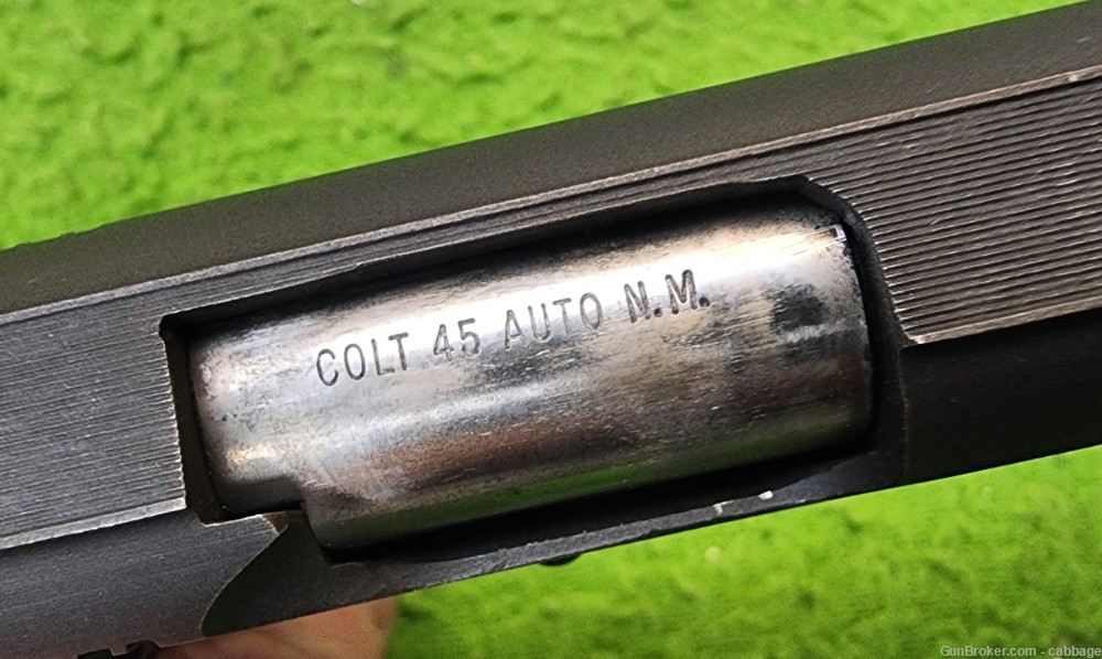 Colt Gold Cup series 70 slide and barrel on Caspian frame.-img-9