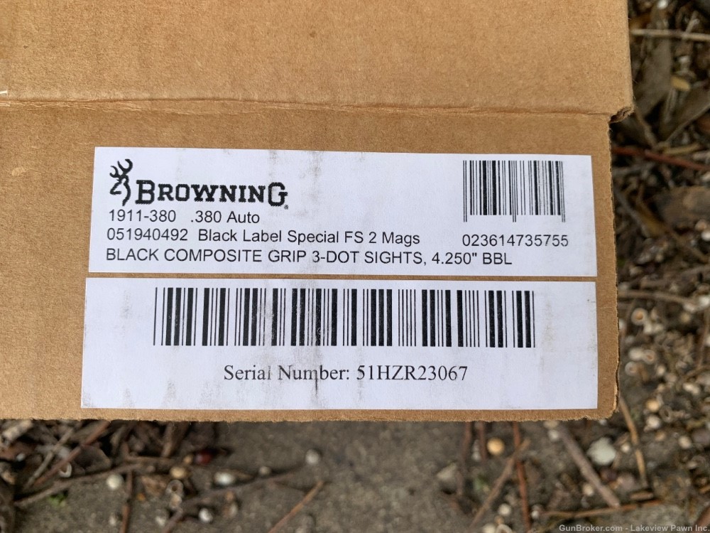 Browning 1911 Black Label 380 ACP Boxed 4 Mags 3 Grip Sets PENNY NO RESERVE-img-32