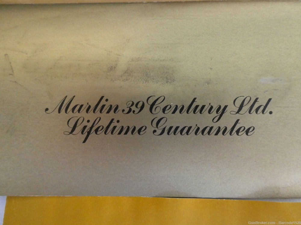Marlin 39 Century Limited 1870 To 1970 22 LR Lever Action Rifle NOS-img-13