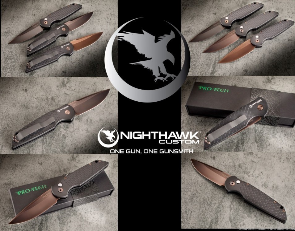 Nighthawk Custom Pro-Tech TR-3 Tactical Response III AUTO Folding 3.375"-img-0