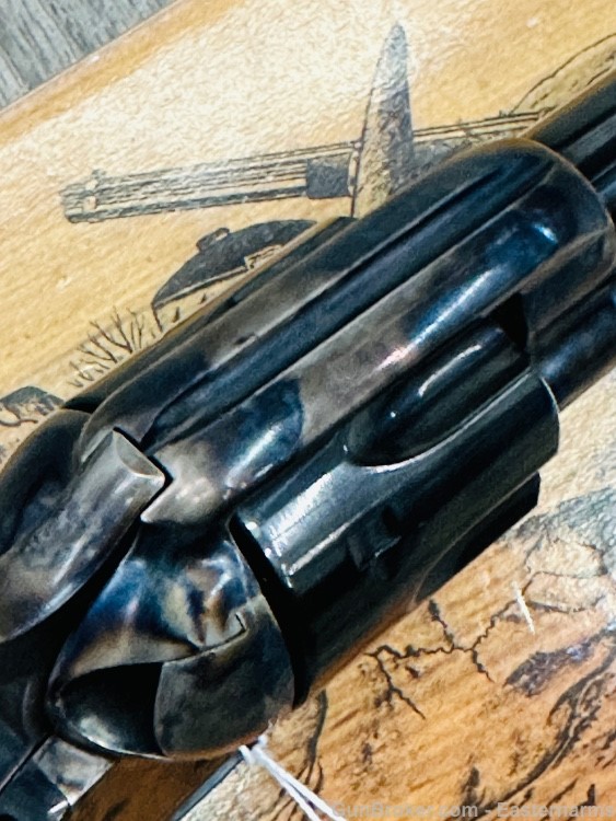 Uberti Cattleman 45 Colt w/3.5" barrel and birshead grips, 6 shot USED SAA -img-7