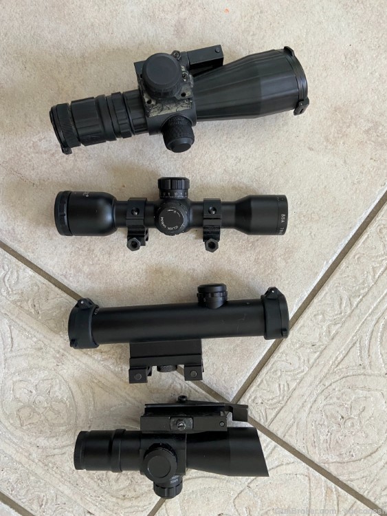 lot of 4 scopes: BSA, NcStar and more-img-0