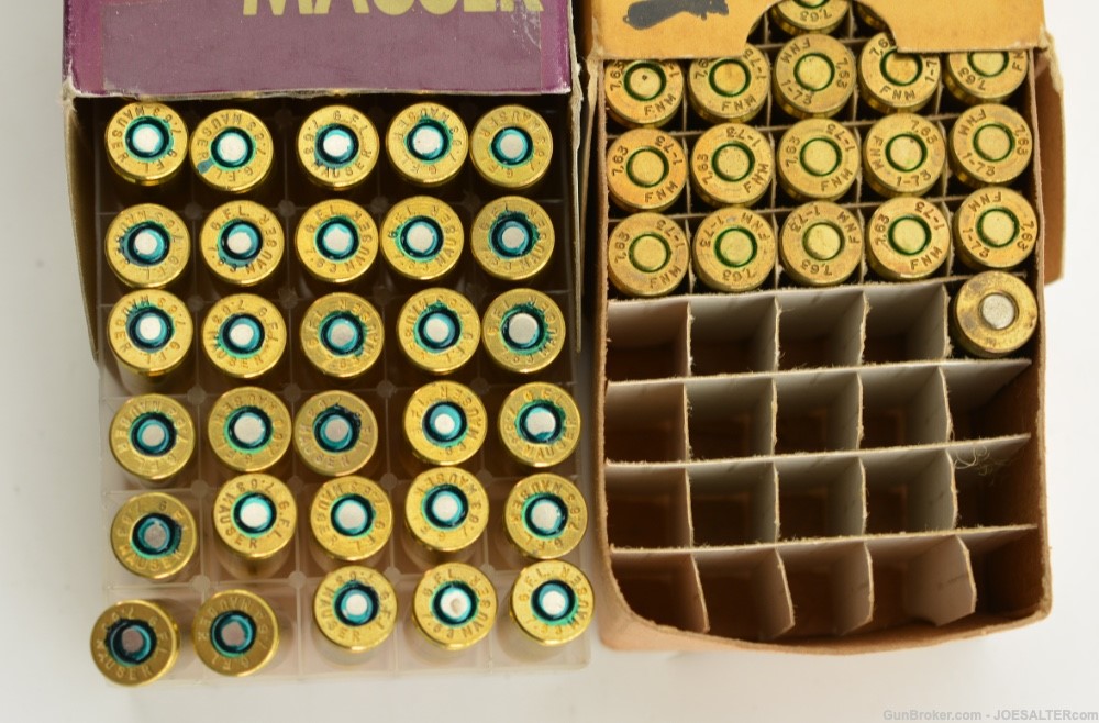 7.63 Mauser 88gr. FMJ 70 Rounds-img-2
