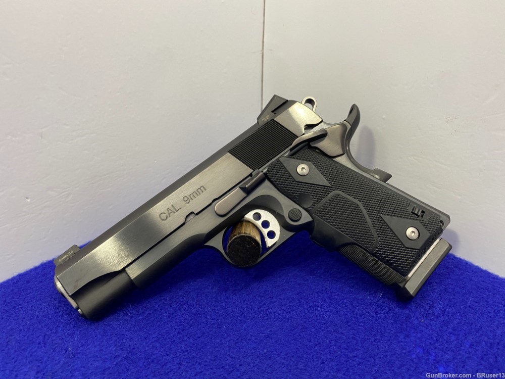 Les Baer Custom Stinger 9mm Blue 4.25" *UPGRADED CALIBER, SAFETY, & GRIPS*-img-6
