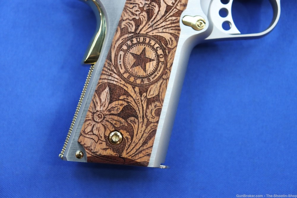 Kimber Model THE TEXAN Pistol GOLD ENGRAVED 45ACP #15 of 200 Texas Edition-img-12