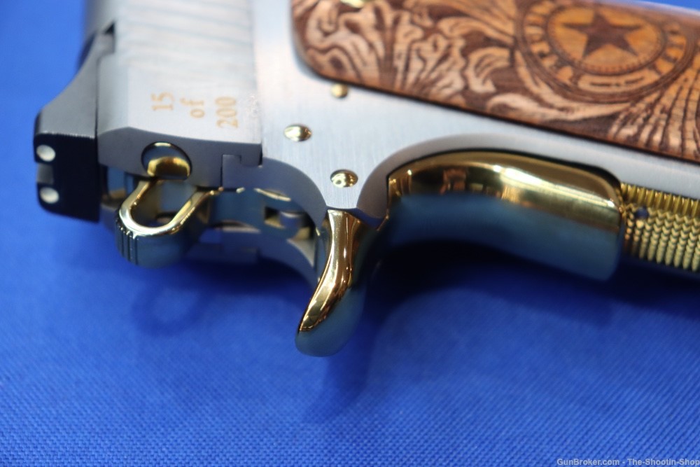 Kimber Model THE TEXAN Pistol GOLD ENGRAVED 45ACP #15 of 200 Texas Edition-img-14