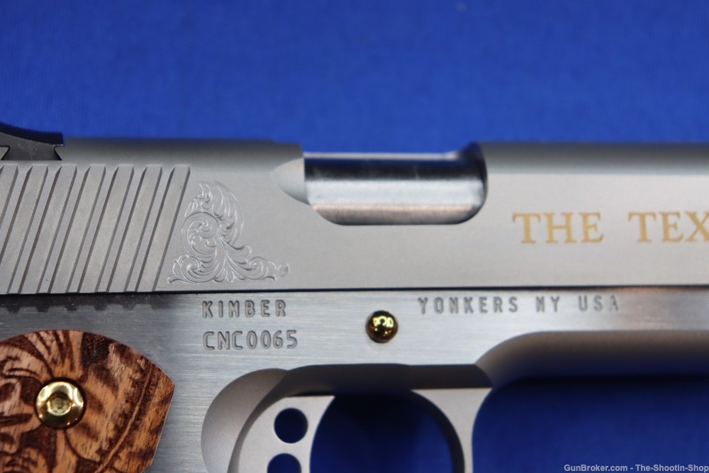 Kimber Model THE TEXAN Pistol GOLD ENGRAVED 45ACP #15 of 200 Texas Edition-img-16
