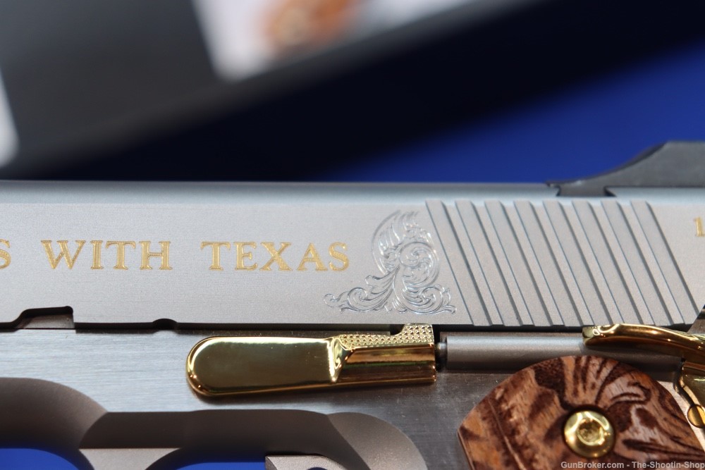 Kimber Model THE TEXAN Pistol GOLD ENGRAVED 45ACP #15 of 200 Texas Edition-img-23