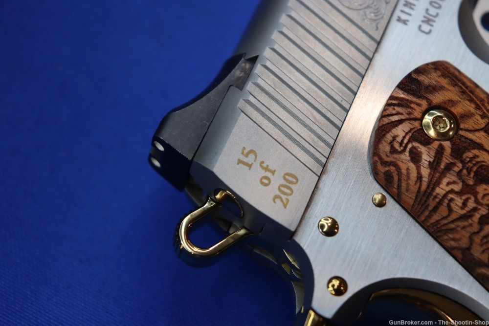 Kimber Model THE TEXAN Pistol GOLD ENGRAVED 45ACP #15 of 200 Texas Edition-img-15