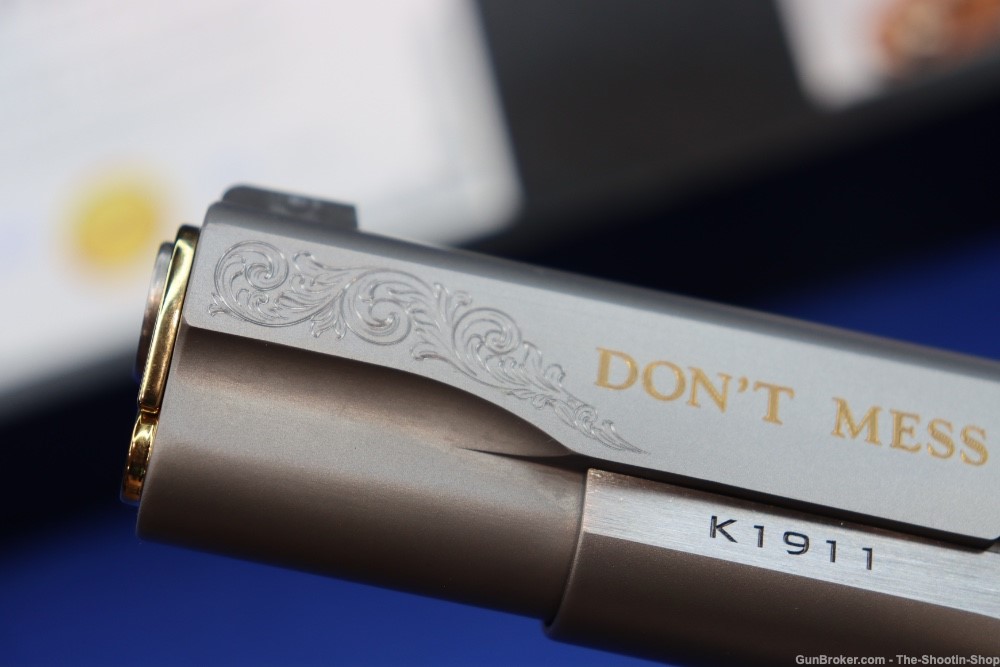 Kimber Model THE TEXAN Pistol GOLD ENGRAVED 45ACP #15 of 200 Texas Edition-img-21