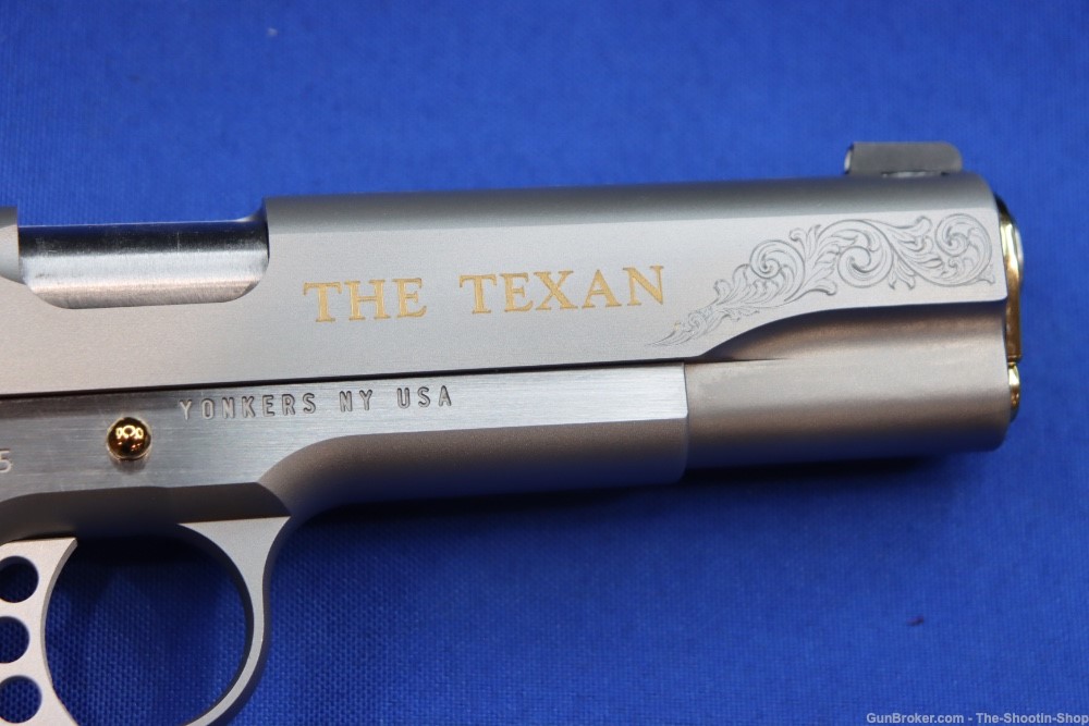 Kimber Model THE TEXAN Pistol GOLD ENGRAVED 45ACP #15 of 200 Texas Edition-img-8