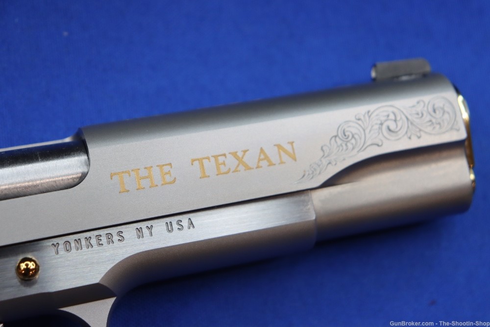 Kimber Model THE TEXAN Pistol GOLD ENGRAVED 45ACP #15 of 200 Texas Edition-img-17