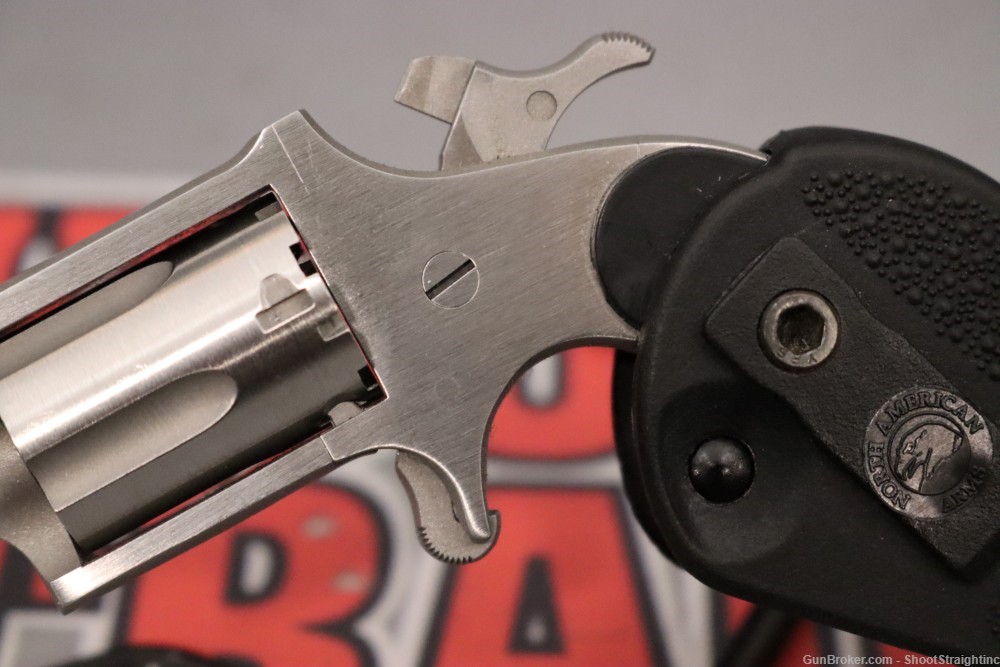 North American Arms Mini-Revolver 1.125" .22 LR w/ Folding Grip + Case-img-18