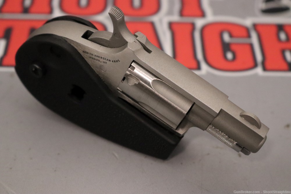 North American Arms Mini-Revolver 1.125" .22 LR w/ Folding Grip + Case-img-25