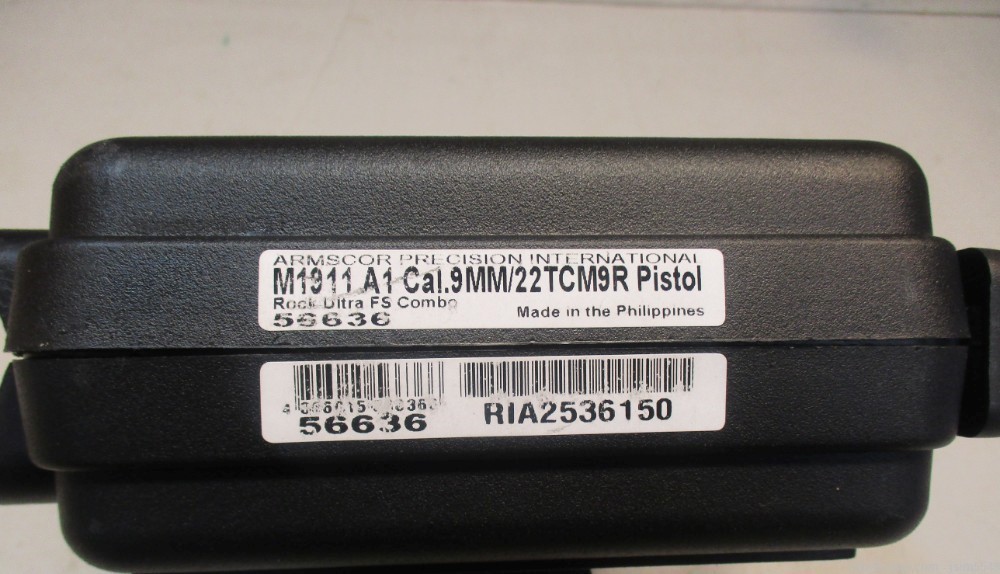 Rock Island Armory M1911 A1 FS Tact II.22TCM/9mm Combo Pistol 5" 10+1 LNIB -img-10