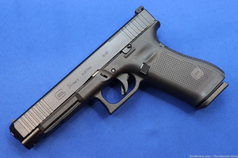 Glock Model G34 GEN5 MOS Pistol 9MM 17RD 3-MAGS Optics Ready AUSTRIA 34 NEW-img-1