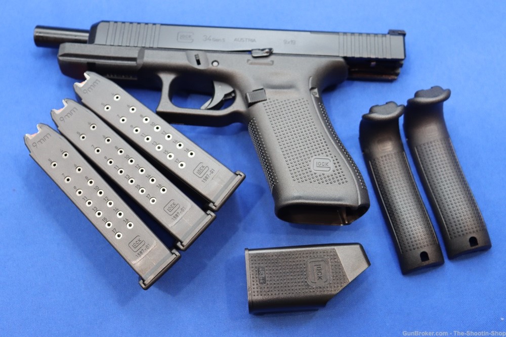 Glock Model G34 GEN5 MOS Pistol 9MM 17RD 3-MAGS Optics Ready AUSTRIA 34 NEW-img-17