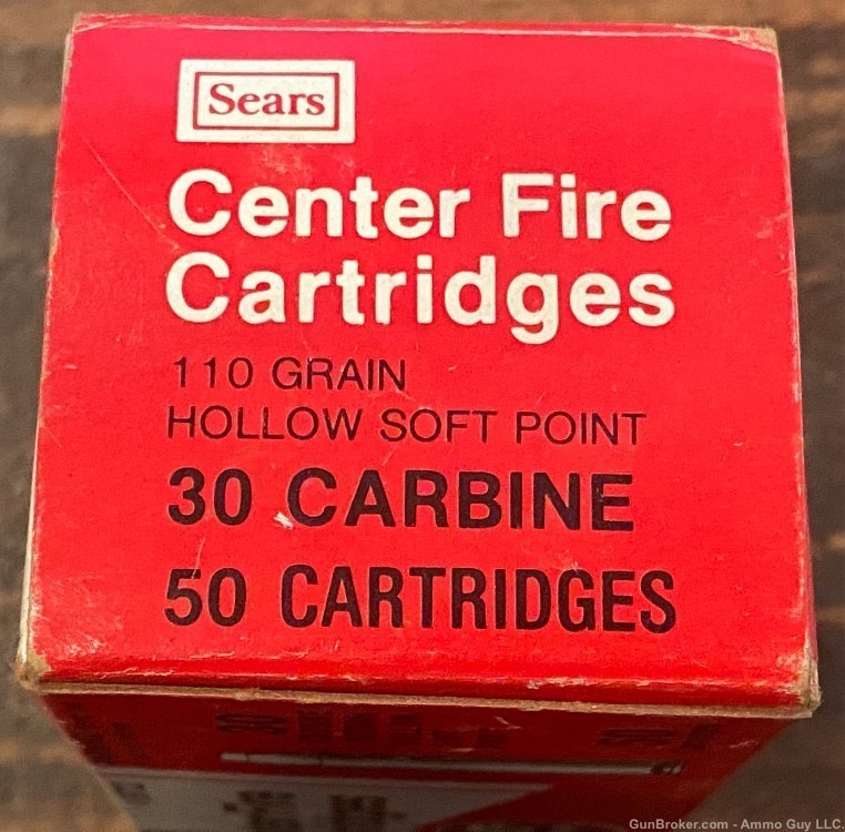Sears 30 Carbine ammunition Vintage and Collectible -img-1