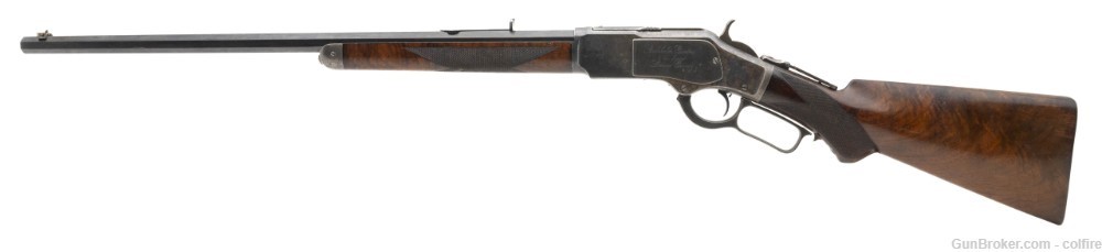 Cased Inscribed Winchester 1873 Deluxe (AW179)-img-3