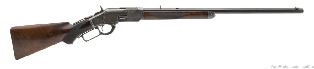 Cased Inscribed Winchester 1873 Deluxe (AW179)-img-0