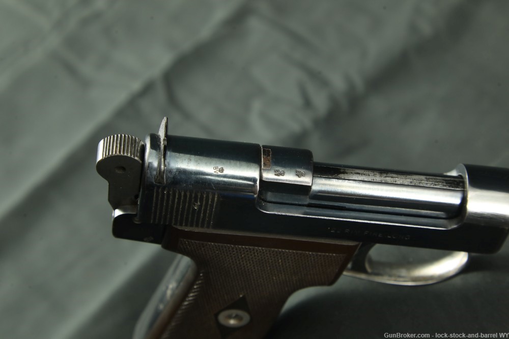 Webley & Scott Model 1911 Target Pistol .22 Rimfire Long Single Shot, C&R-img-18