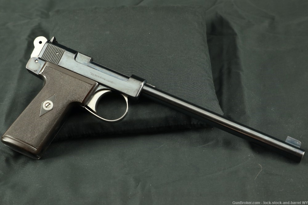Webley & Scott Model 1911 Target Pistol .22 Rimfire Long Single Shot, C&R-img-2