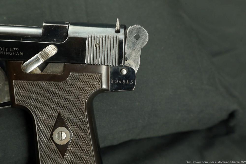 Webley & Scott Model 1911 Target Pistol .22 Rimfire Long Single Shot, C&R-img-21