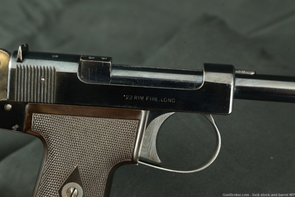 Webley & Scott Model 1911 Target Pistol .22 Rimfire Long Single Shot, C&R-img-17