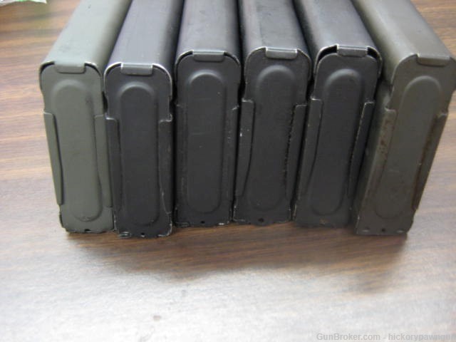 Steyr STG-58 STG58 metric steel FN FAL magazines, lot of 6 great condition!-img-5