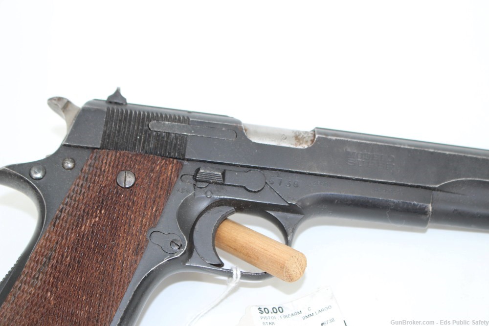 Star Modelo Super 9MM Largo pistol ONE MAG-img-10