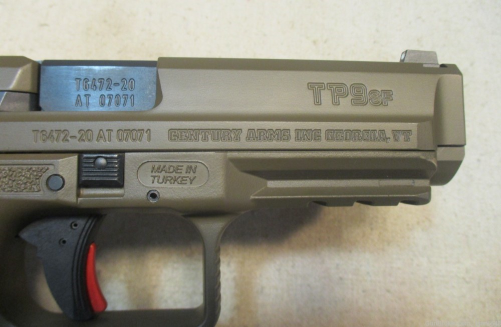 Canik TP9SF (Special Forces) FDE 18Rd Mag 9mm Semi Auto Pistol LNIB-img-3