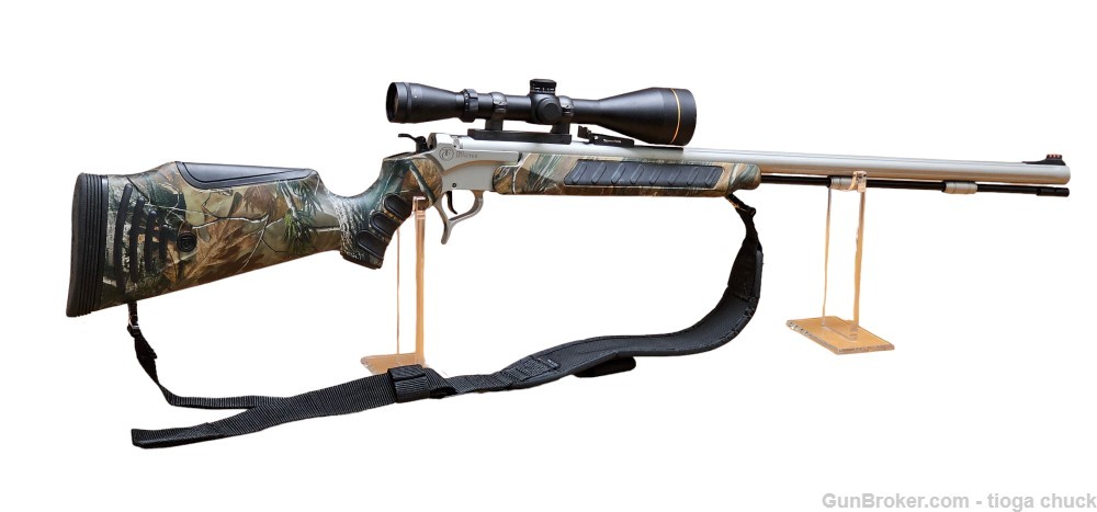 Thompson Center Encore Pro Hunter 50 Cal *Leupold VX2 3-9x50 scope* CAMO-img-10
