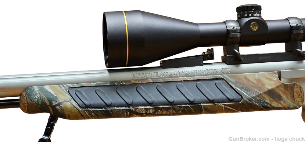 Thompson Center Encore Pro Hunter 50 Cal *Leupold VX2 3-9x50 scope* CAMO-img-7
