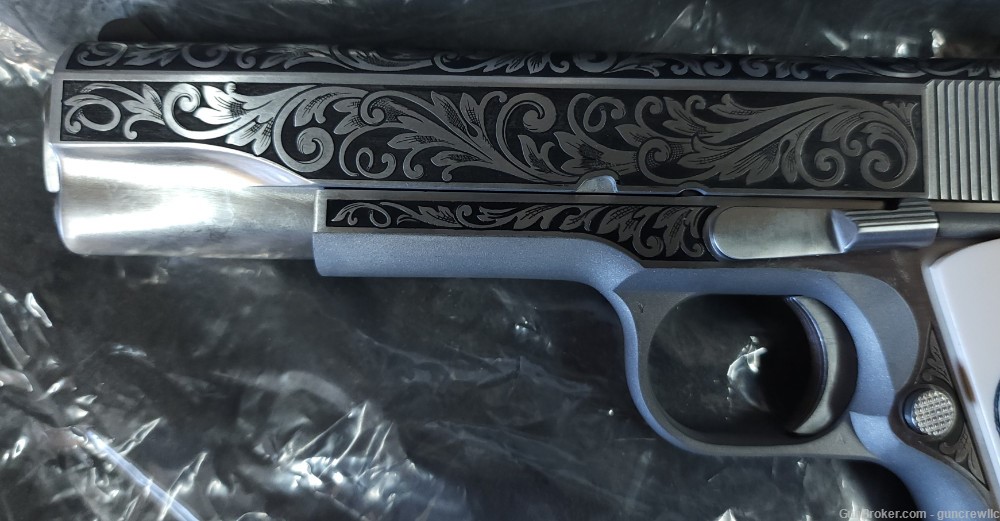 Colt TALO Lisa Tomlin Engraved 1911 o1070a1cs 70 series 45ACP 5" Layaway-img-8