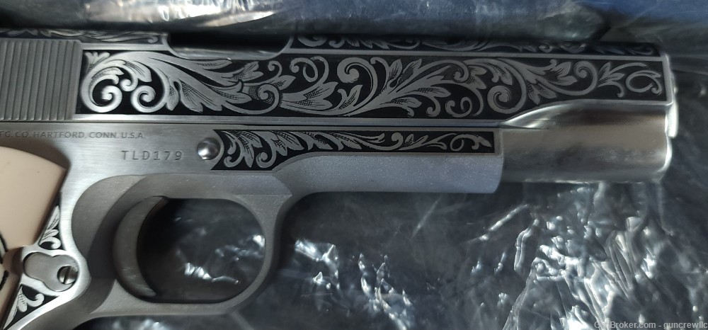 Colt TALO Lisa Tomlin Engraved 1911 o1070a1cs 70 series 45ACP 5" Layaway-img-14