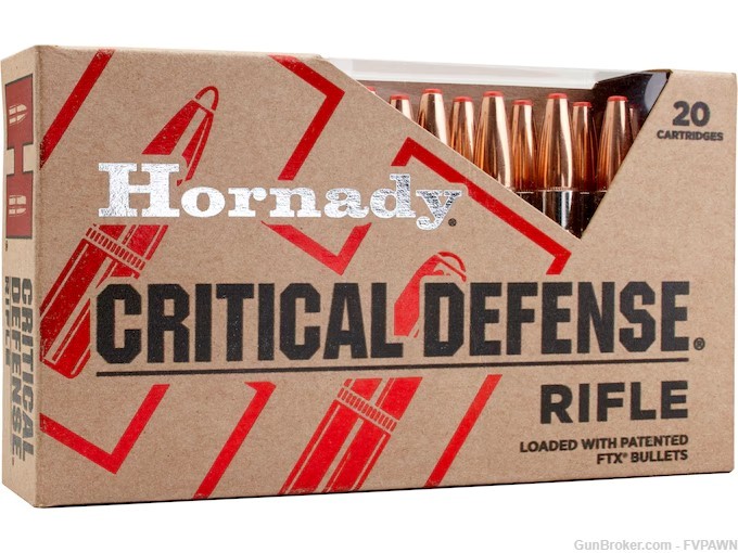  3 Boxes 60 Rds Hornady Critical Defense Ammo 223 Remington 55 Grain FTX-img-0