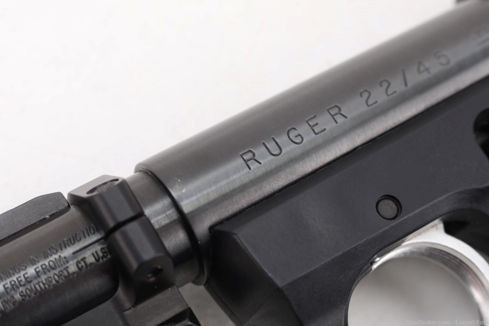 Ruger 22/45 Target 22lr 22 Long Rifle 4" Threaded TWO MAGS No Reserve!-img-6