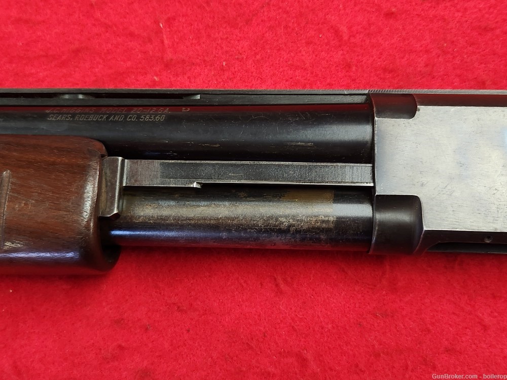 JC Higgins Model 20, 12 gauge pump action shotgun, Slamfire special! PENNY-img-13