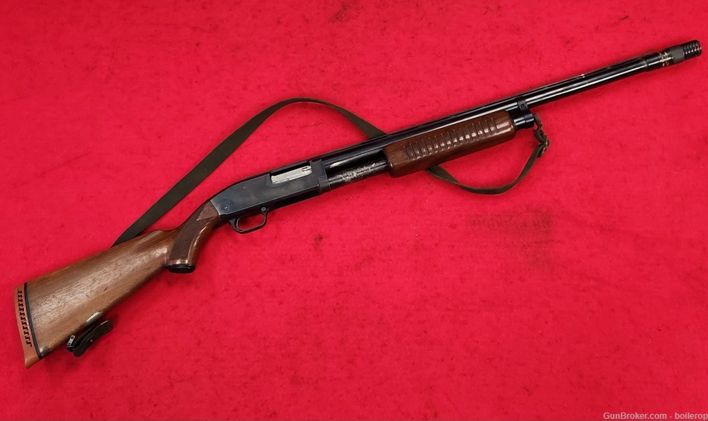 JC Higgins Model 20, 12 gauge pump action shotgun, Slamfire special! PENNY-img-0