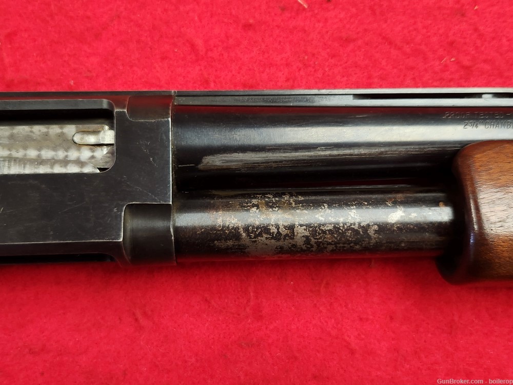 JC Higgins Model 20, 12 gauge pump action shotgun, Slamfire special! PENNY-img-5