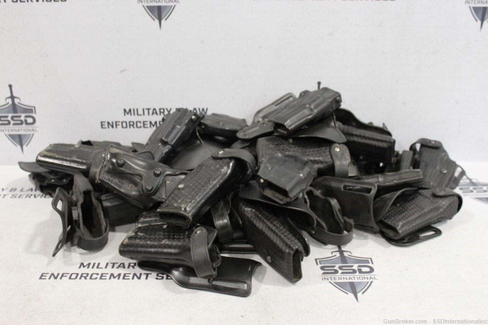Box of Miscellaneous Used Safariland Holsters-img-0