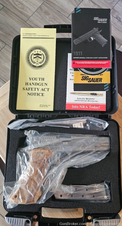 SIG SAUER 1911 Super Target .45ACP Stainless! -img-1