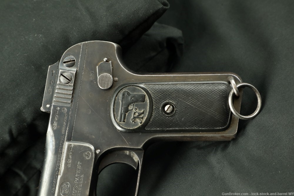 FN Browning Model 1900 7.65mm .32 ACP 4” Semi-Auto Pistol MFD 1907-1910 C&R-img-9