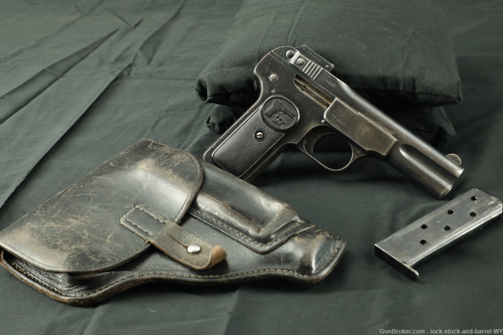 FN Browning Model 1900 7.65mm .32 ACP 4” Semi-Auto Pistol MFD 1907-1910 C&R-img-3