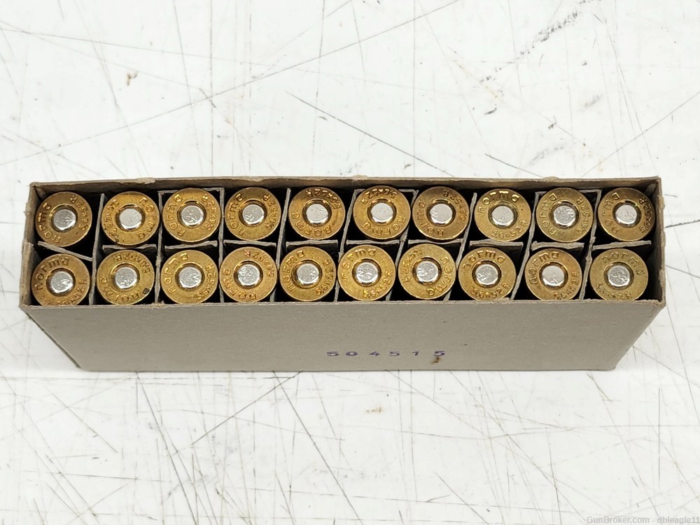 Norma 5.6x52R .22 Savage Hi-Power 71 grain 35 rds & 5 cases-img-3